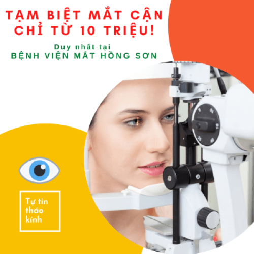 PHẪU THUẬT CẬN - LOẠN - VIỄN THỊ CHỈ TỪ 10 TRIỆU/2 MẮT